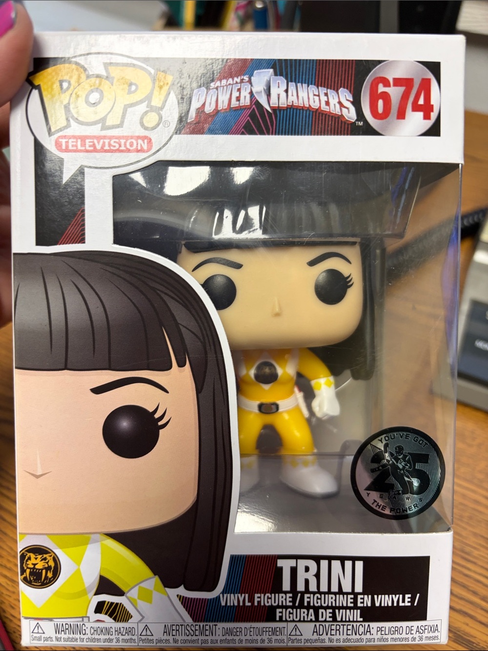 Funko Yellow Trini Power Rangers Pop! Vinyl Figure